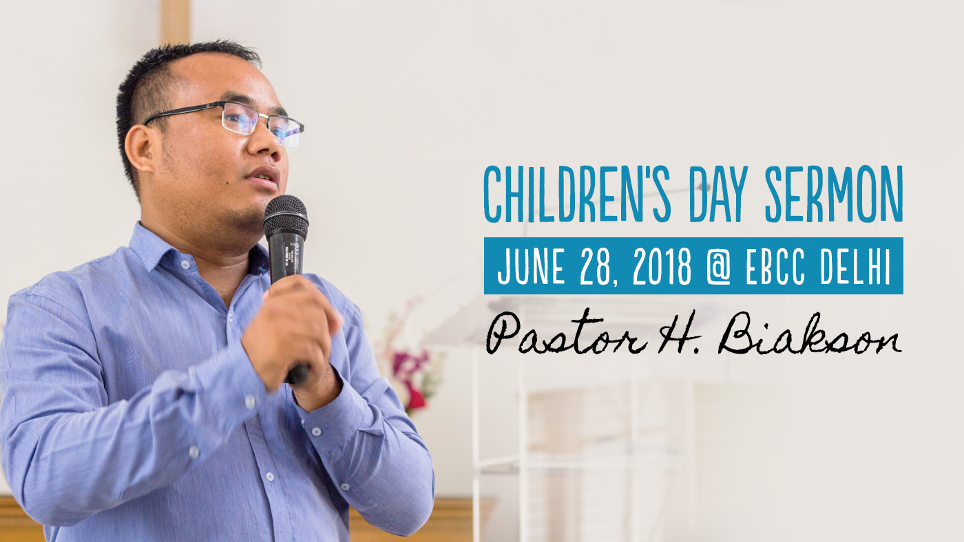 Pastor H Biakson Children Day